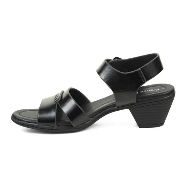 AIXIR Ladies Ankle Strap Low Heel Sandals PSL3002-1-Black - Image 6