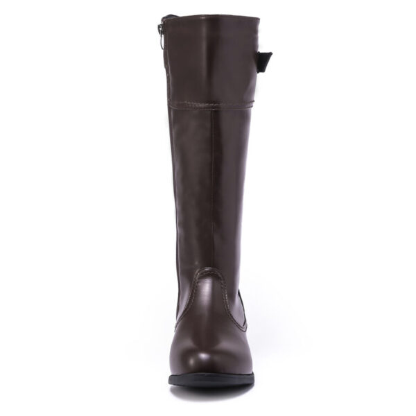 TTP Knee High Boot with Buckle Decor and Elasticated Back Shaft XB8229 - Image 13