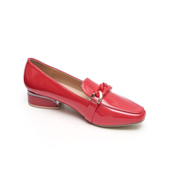 TTP Classic Square Toe Patent Loafers with Decor JSF9 - Image 12