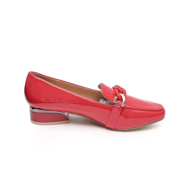 TTP Classic Square Toe Patent Loafers with Decor JSF9 - Image 13