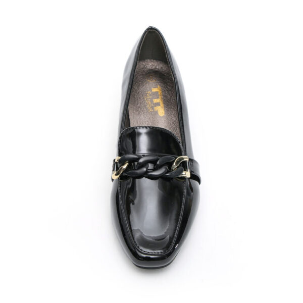 TTP Classic Square Toe Patent Loafers with Decor JSF9 - Image 23