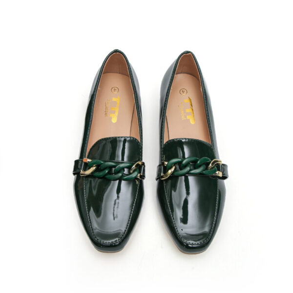 TTP Classic Square Toe Patent Loafers with Decor JSF9 - Image 14