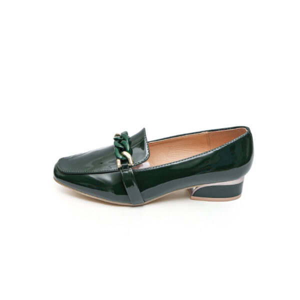 TTP Classic Square Toe Patent Loafers with Decor JSF9 - Image 15