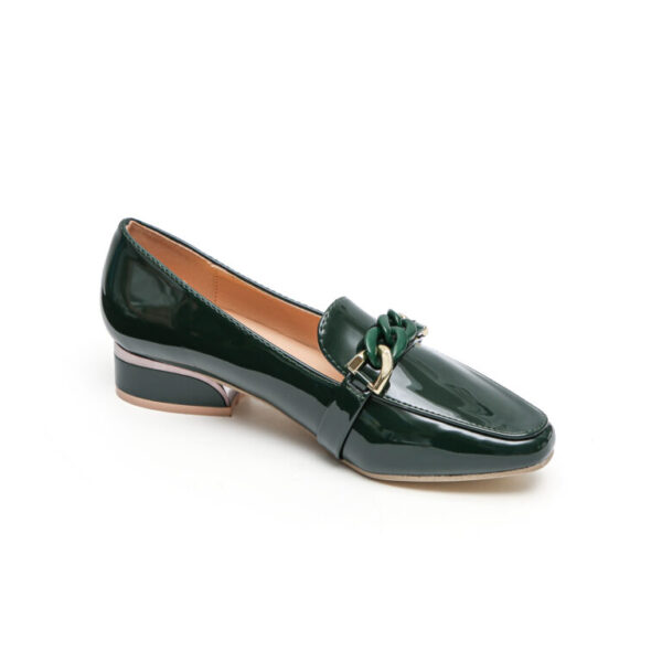 TTP Classic Square Toe Patent Loafers with Decor JSF9 - Image 18