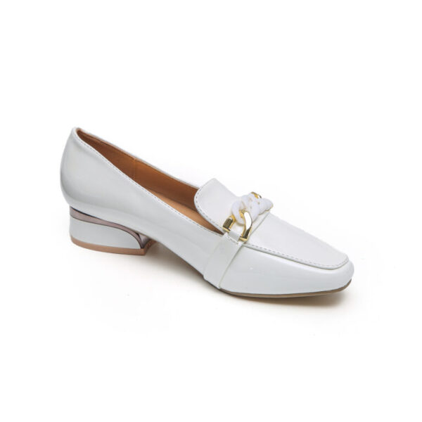 TTP Classic Square Toe Patent Loafers with Decor JSF9 - Image 6