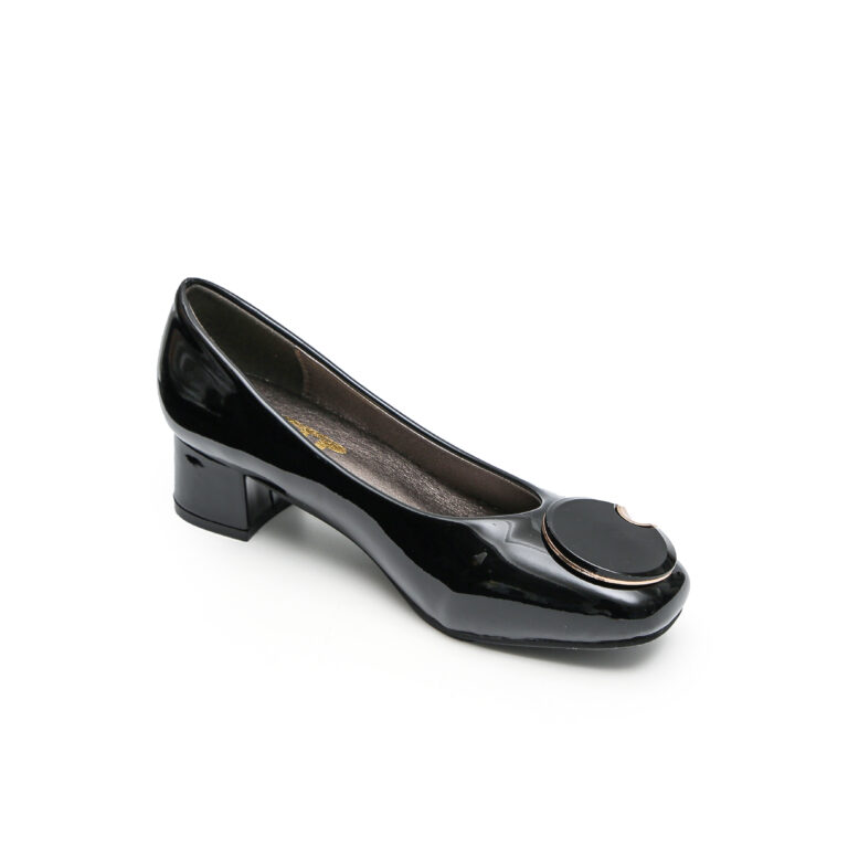 Pkkart black cheap block heels