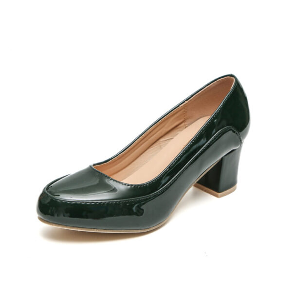 TTP Comfortable Block Heel Patent Courts JSF10 - Image 10