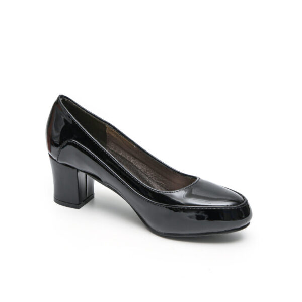 TTP Comfortable Block Heel Patent Courts JSF10 - Image 6