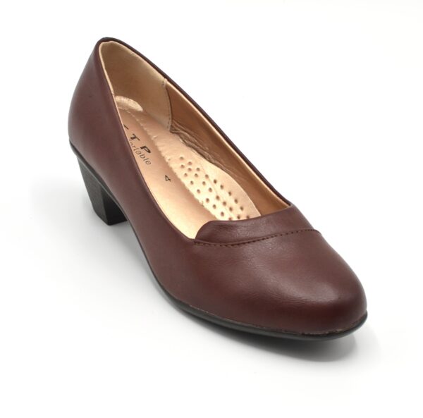 TTP Classic Low Heel Slip on Round Toe Court - Image 4