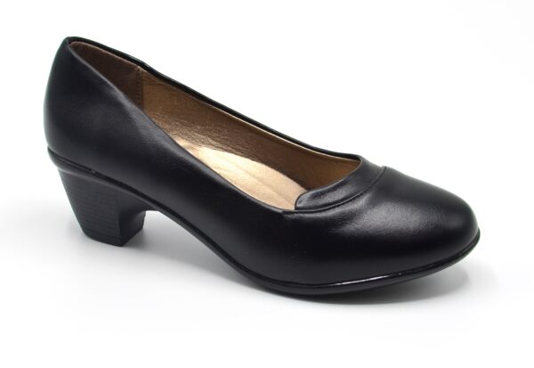 TTP Classic Low Heel Slip on Round Toe Court