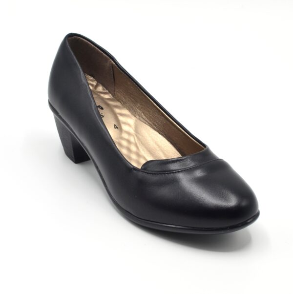 TTP Classic Low Heel Slip on Round Toe Court - Image 2