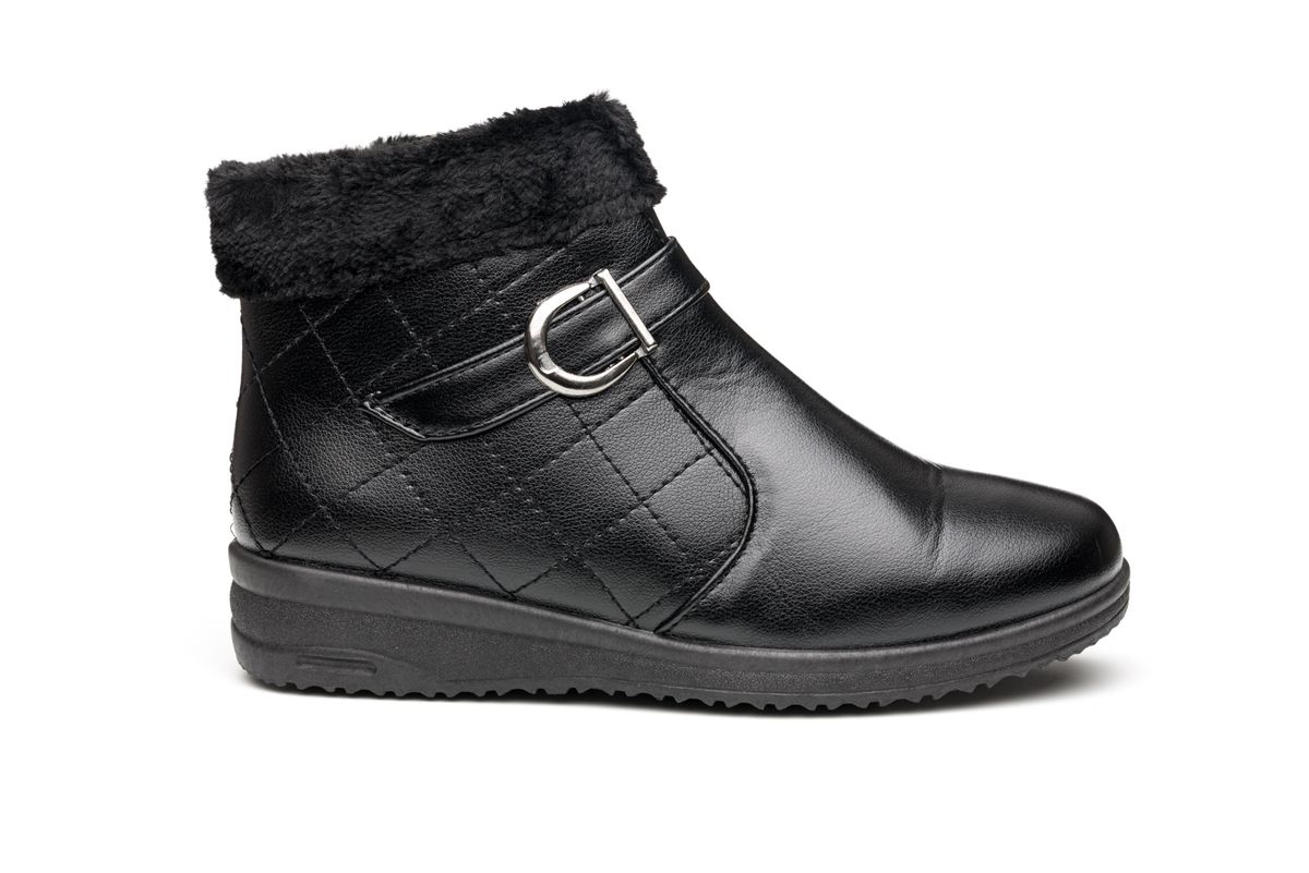 TTP Women's Winter PU Ankle Boots with buckle decor XB210402 - Image 6