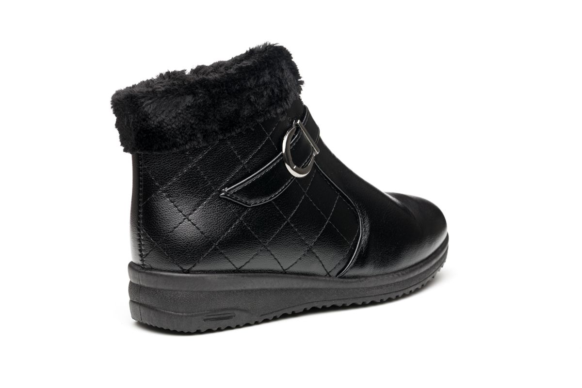 TTP Women's Winter PU Ankle Boots with buckle decor XB210402 - Image 5