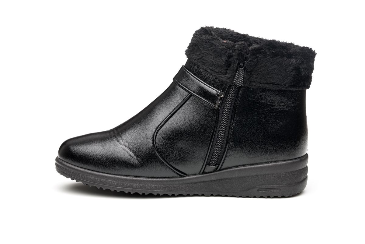 TTP Women's Winter PU Ankle Boots with buckle decor XB210402 - Image 4