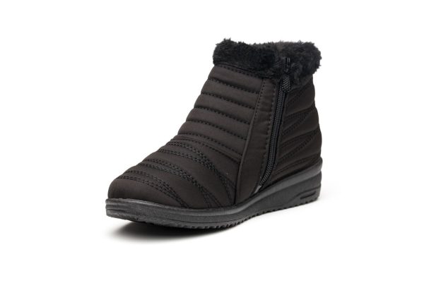 TTP Women's Winter Textile Ankle Boots with Tonal Stitching XB210405 - Image 3