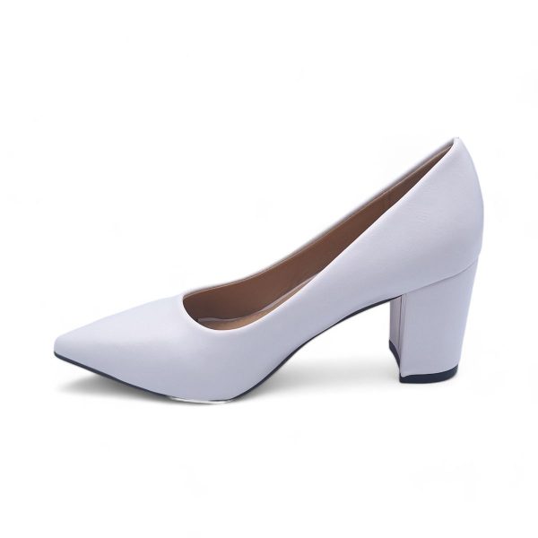 TTP Sleek PU Block Heel Point Toe Courts JSF-1 - Image 24