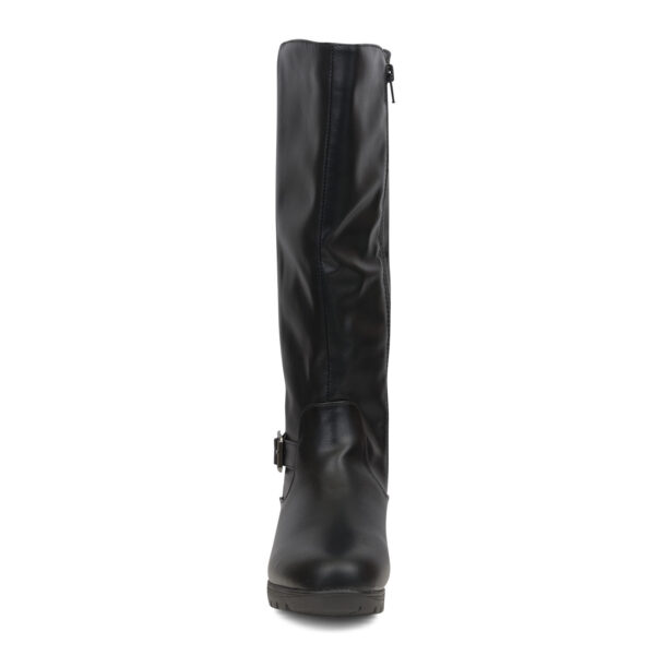 Alxir Ladies Knee-High Boots with Buckle Decor PSL2065A - Image 4