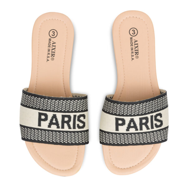 Alxir - Ladies Paris Style Textile Slippers PSL4103A - Image 7