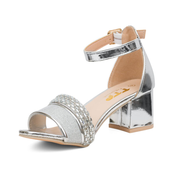 TTP - Patent Ankle Strap Block Heel Sandals XB23632 - Image 8