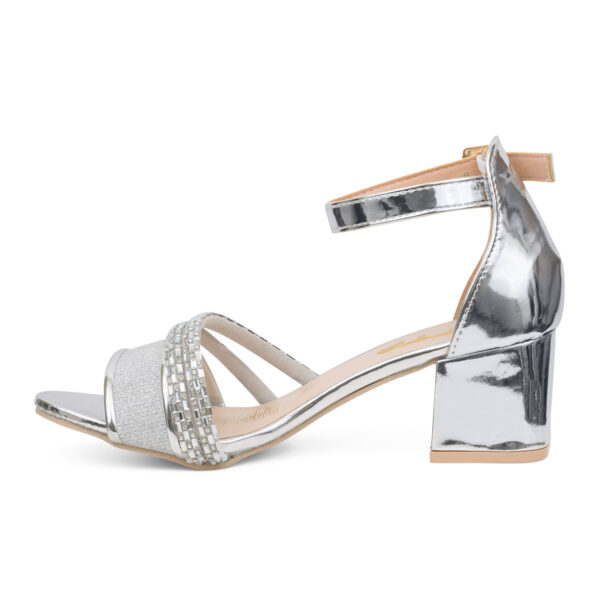 TTP - Patent Ankle Strap Block Heel Sandals XB23632 - Image 7