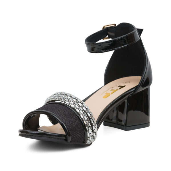 TTP - Patent Ankle Strap Block Heel Sandals XB23632 - Image 3