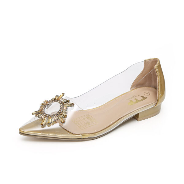 TTP - Ladies Clear Fashion Pumps with Sun Decor JSF26 - Image 2