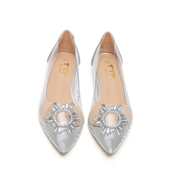 TTP - Ladies Clear Fashion Pumps with Sun Decor JSF26 - Image 12