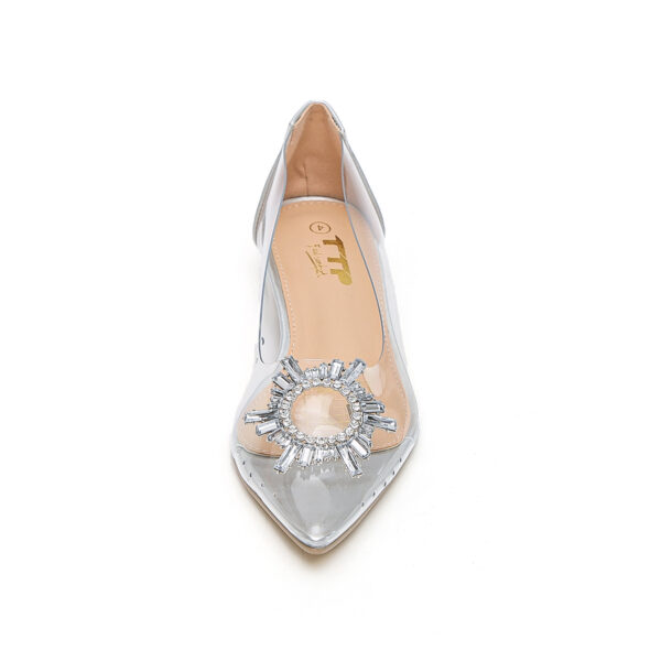 TTP - Ladies Clear Fashion Pumps with Sun Decor JSF26 - Image 11