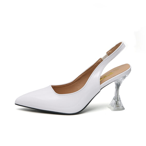 TTP Ladies Slingback Patent Spool Heels JSF22 - Image 3