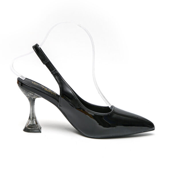 TTP Ladies Slingback Patent Spool Heels JSF22 - Image 22