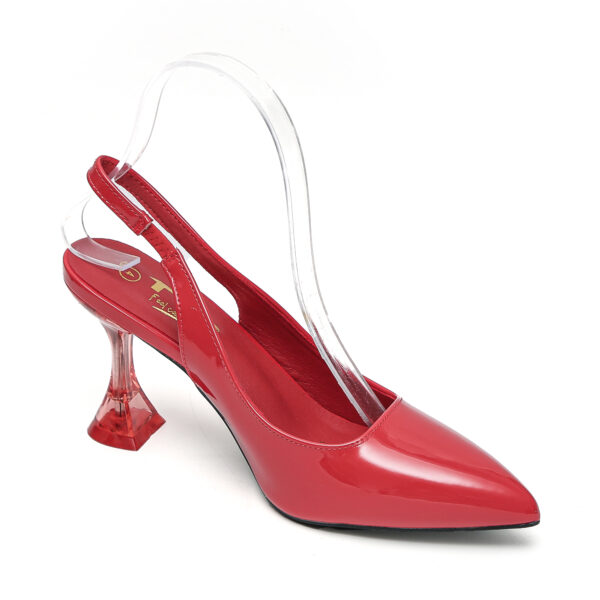 TTP Ladies Slingback Patent Spool Heels JSF22 - Image 17