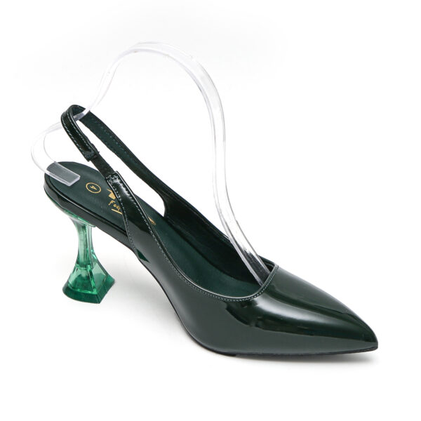 TTP Ladies Slingback Patent Spool Heels JSF22 - Image 11