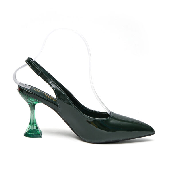 TTP Ladies Slingback Patent Spool Heels JSF22 - Image 10