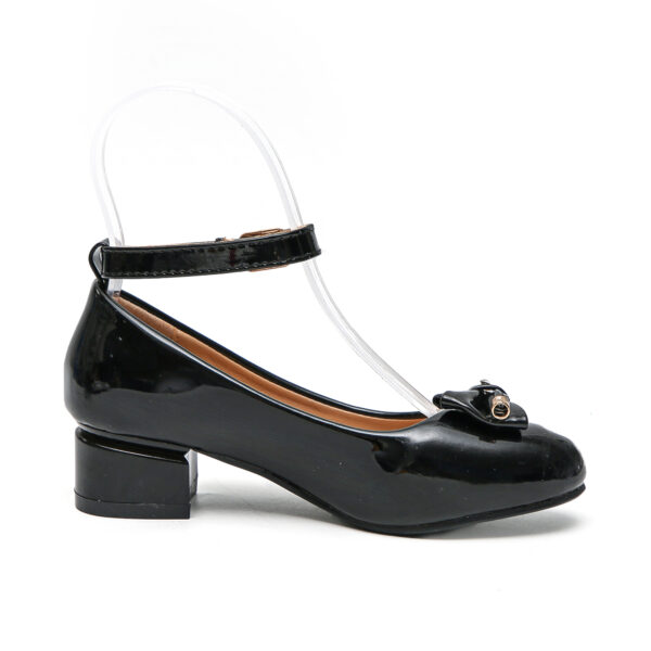 TTP - Girls Ankle Strap Courts with Bow Detailing JSF31 - Image 7