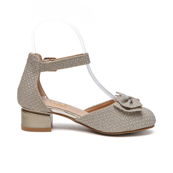 TTP - Girls D'Orsay style Shoe with Ankle Strap and Bow Detailing JSF30 - Image 15