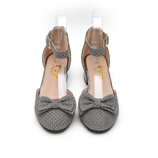 TTP - Girls D'Orsay style Shoe with Ankle Strap and Bow Detailing JSF30 - Image 12