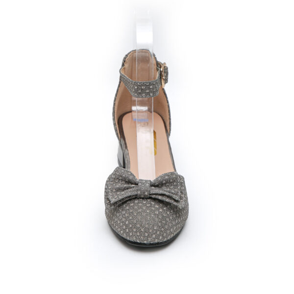 TTP - Girls D'Orsay style Shoe with Ankle Strap and Bow Detailing JSF30 - Image 11