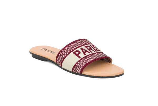 Alxir - Ladies Paris Style Textile Slippers PSL4103A - Image 8