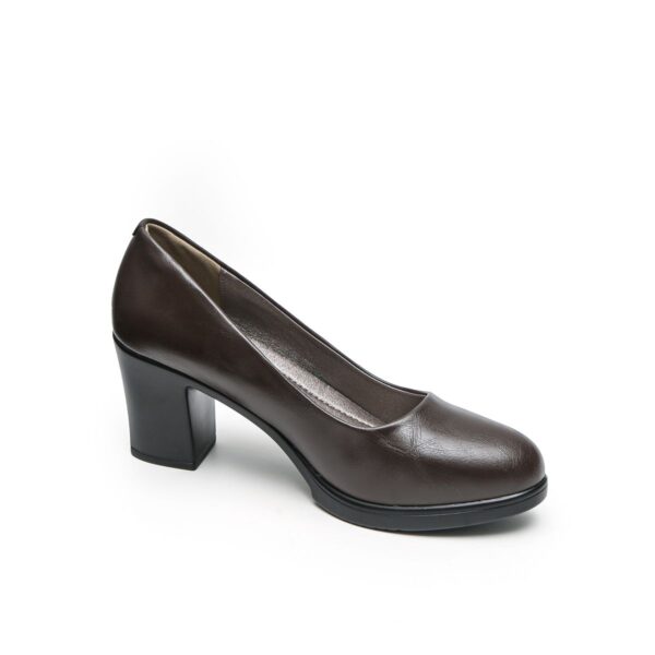 TTP Comfortable Classic Block Heel Courts XBK3501