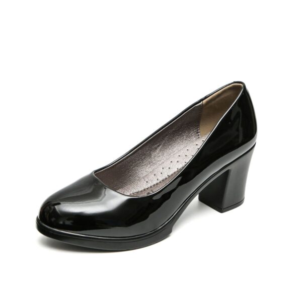 TTP Comfortable Classic Block Heel Courts XBK3501 - Image 7