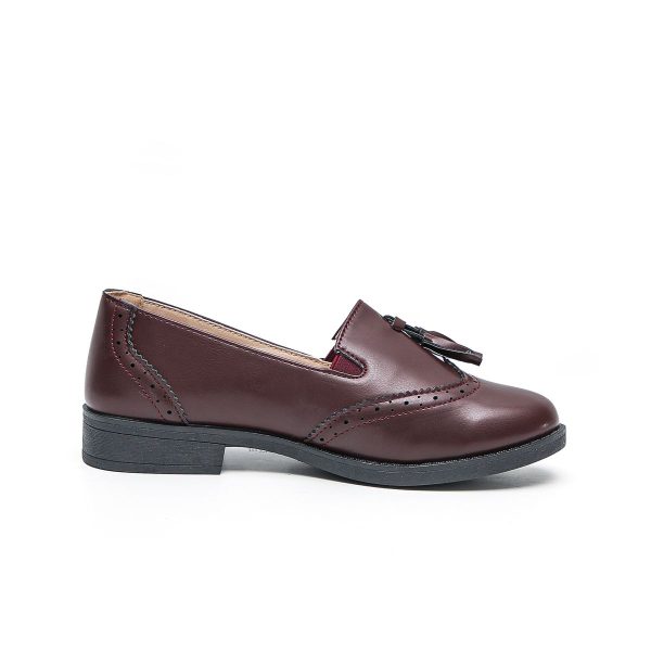 TTP Ladies Slip On Brogue with Bell Decor XB302 - Image 7