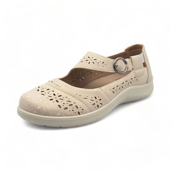 TTP Women Loafers with Elasticated Ankle Strap and Cut out Decor HT5601 - Image 9