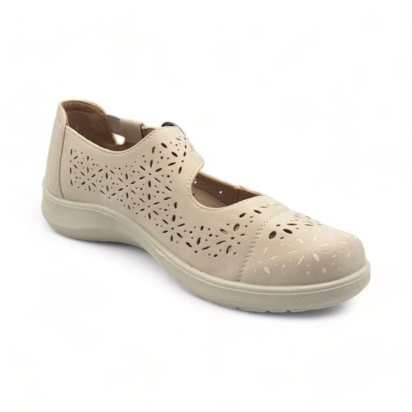 TTP Women Loafers with Elasticated Ankle Strap and Cut out Decor HT5601 - Image 7