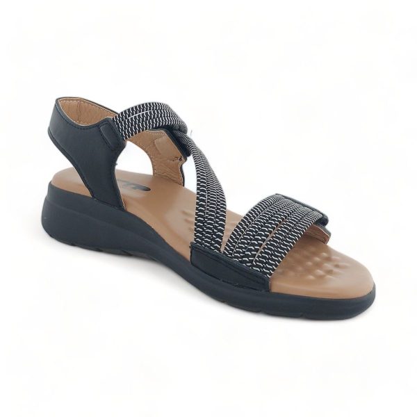 TTP Women Strappy Cushioned Sandal with Velcro Ankle Strap XB2308-2 - Image 12