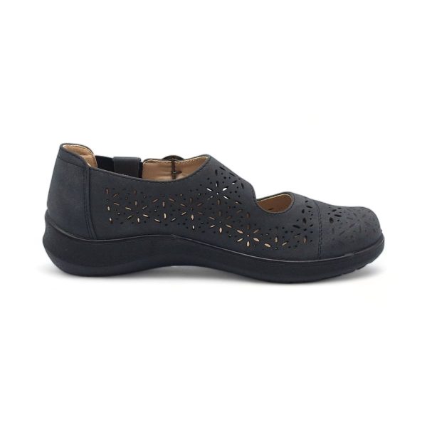 TTP Women Loafers with Elasticated Ankle Strap and Cut out Decor HT5601 - Image 2