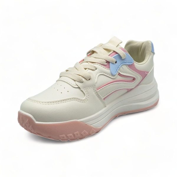 Women PU Casual Lace Up Sneakers XB3901 - Image 3