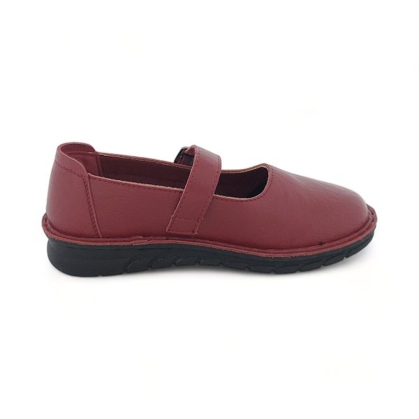 TTP Women Red Round Toe Cushioned Soft Sole Loafers XB7302 - Image 2