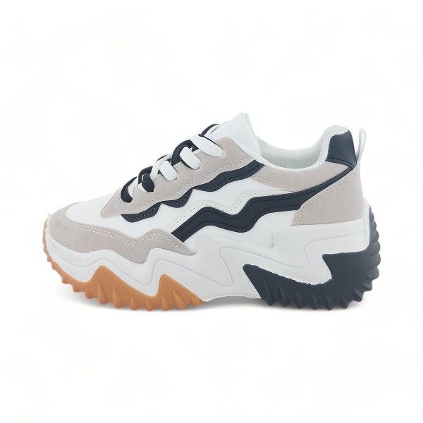 Women PU Fashion Platform Sneakers - Image 5