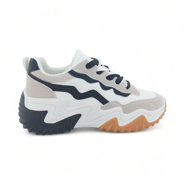 Women PU Fashion Platform Sneakers - Image 2