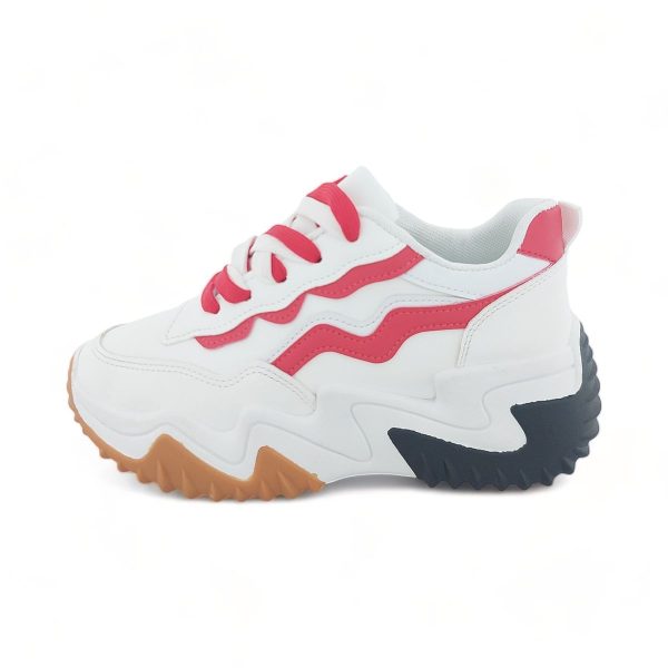 Women PU Fashion Platform Sneakers - Image 10